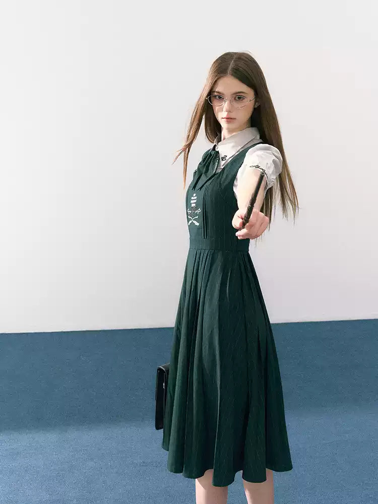 Academic Department Genuine Joint Vest Skirt Added Invisible Pockets Academic Skirt