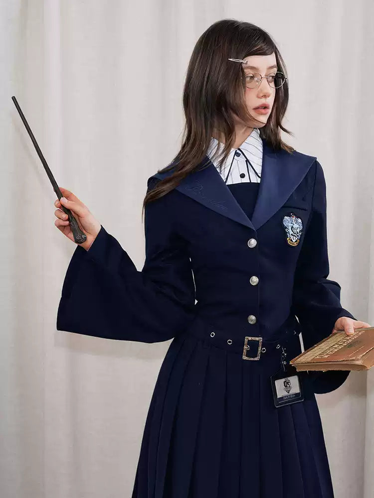 Academic Department Magic Cape Dress Outfit Burgundy School Daily