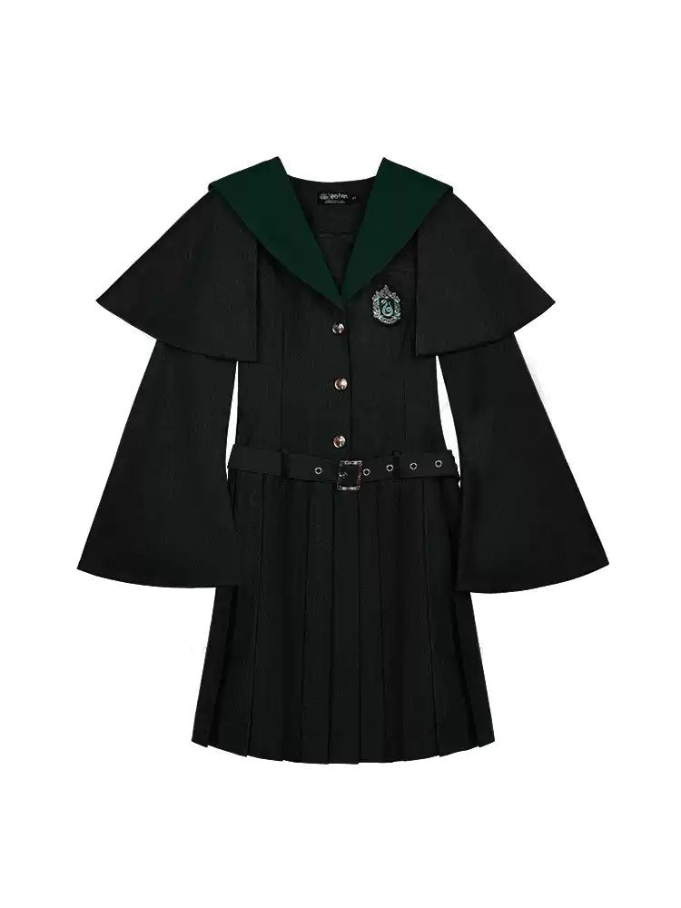 Academic Department Magic Cape Dress Outfit Burgundy School Daily