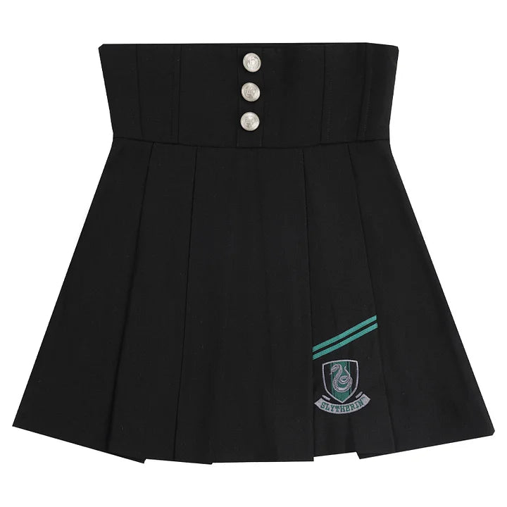 Academic Department Joint Striped Shirt Skirt Fishbone Skirt Two-piece Set Waist Set Uniform