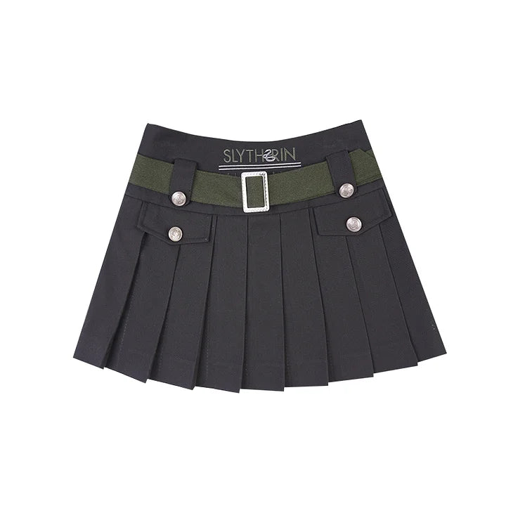 Academic Department Set Joint Skirt A-shaped Skirt College Pleated Skirt