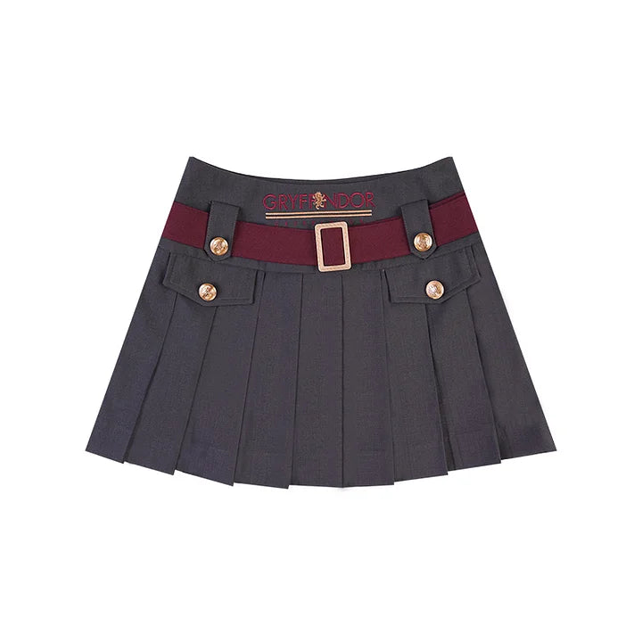Academic Department Set Joint Skirt A-shaped Skirt College Pleated Skirt
