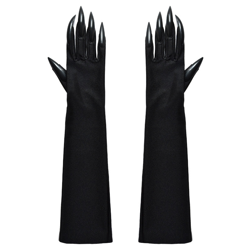 Black Lolita Lolita Punk Goth Gloves Nail Sleeves Halloween Accessories