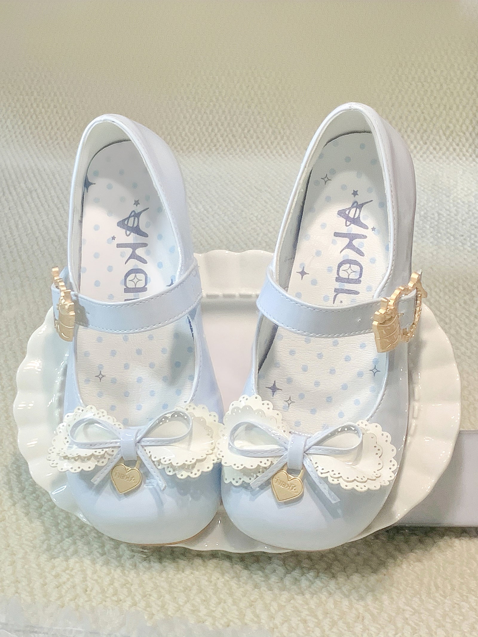 Bow Lolita Shoes Cute Doll Feeling Low Heel Single Shoes