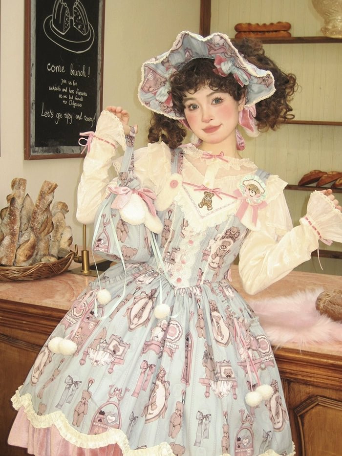 Candy Sweetheart Cute Lolita Pink Dress JSK Layer Cake Skirt