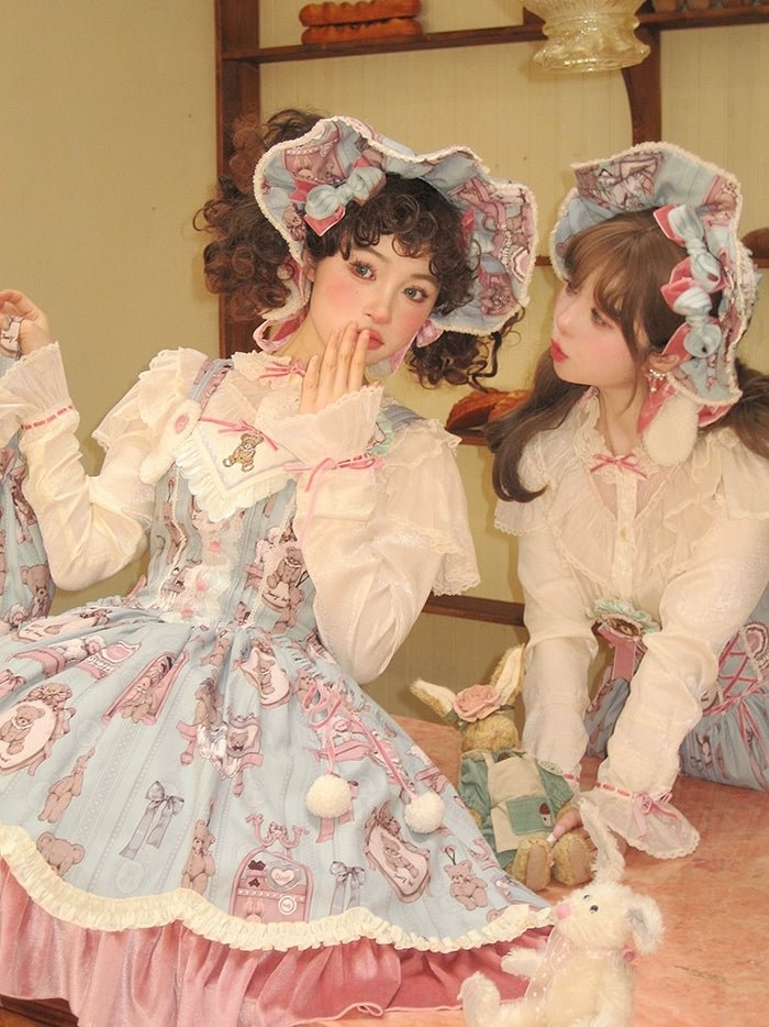 Candy Sweetheart Cute Lolita Pink Dress JSK Layer Cake Skirt