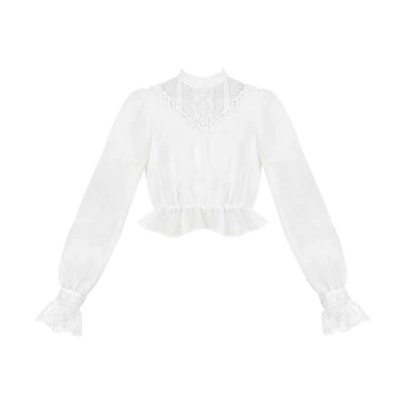 Classic Chinese Style Elegant Three Color Versatile Underwear Shawl for Spring and Autumn Blouse Shirt