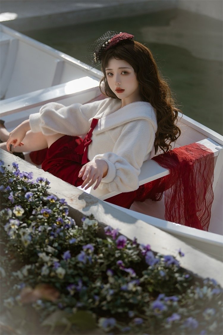 Classic Daughter Jsk Suspender Skirt Lolita Spring and Autumn Fishtail Skirt Dress Coat