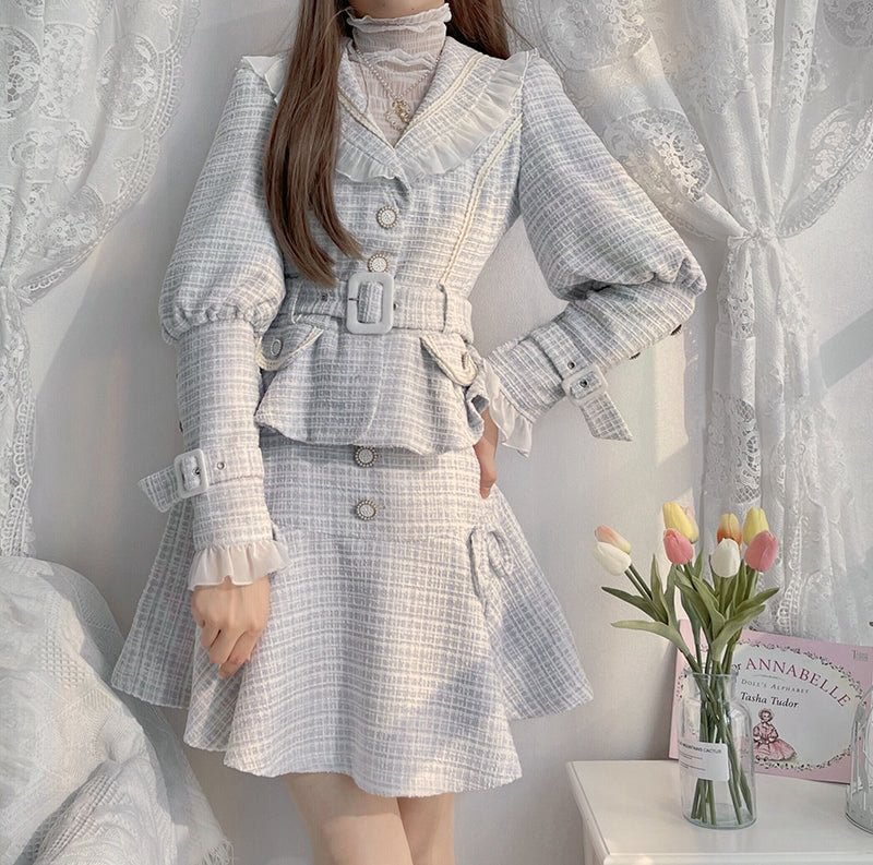 Classic Light Lolita Suit SK Simple and Generous Daily Style Blouse