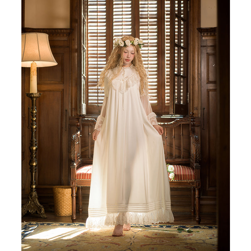 Wedding Lolita Lace-Accented White Romantic Gown Genuine Princess Dress