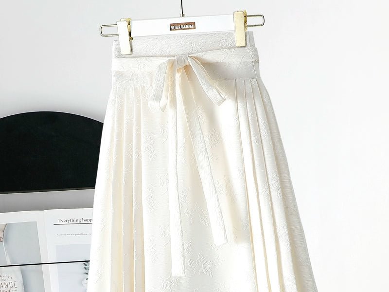 Classic Lolita Skirt High-Waisted White Black Skirt Lolita Dresses