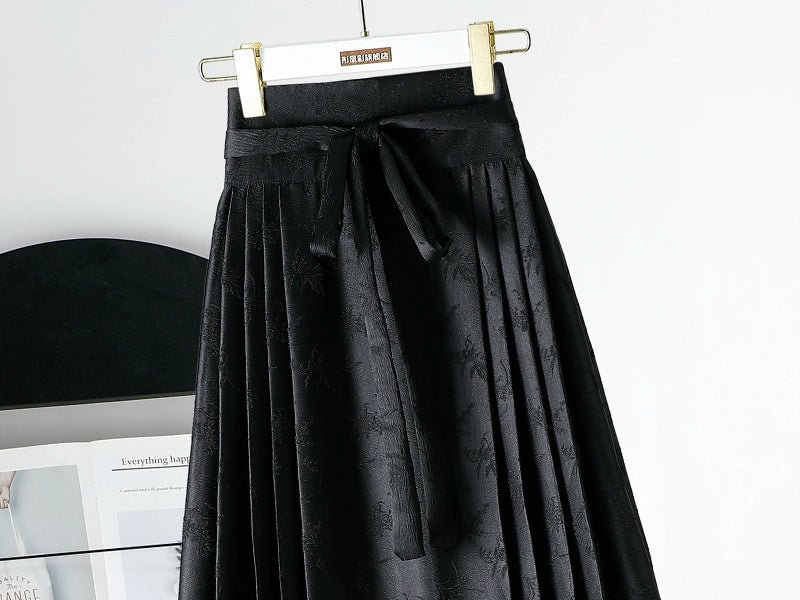 Classic Lolita Skirt High-Waisted White Black Skirt Lolita Dresses