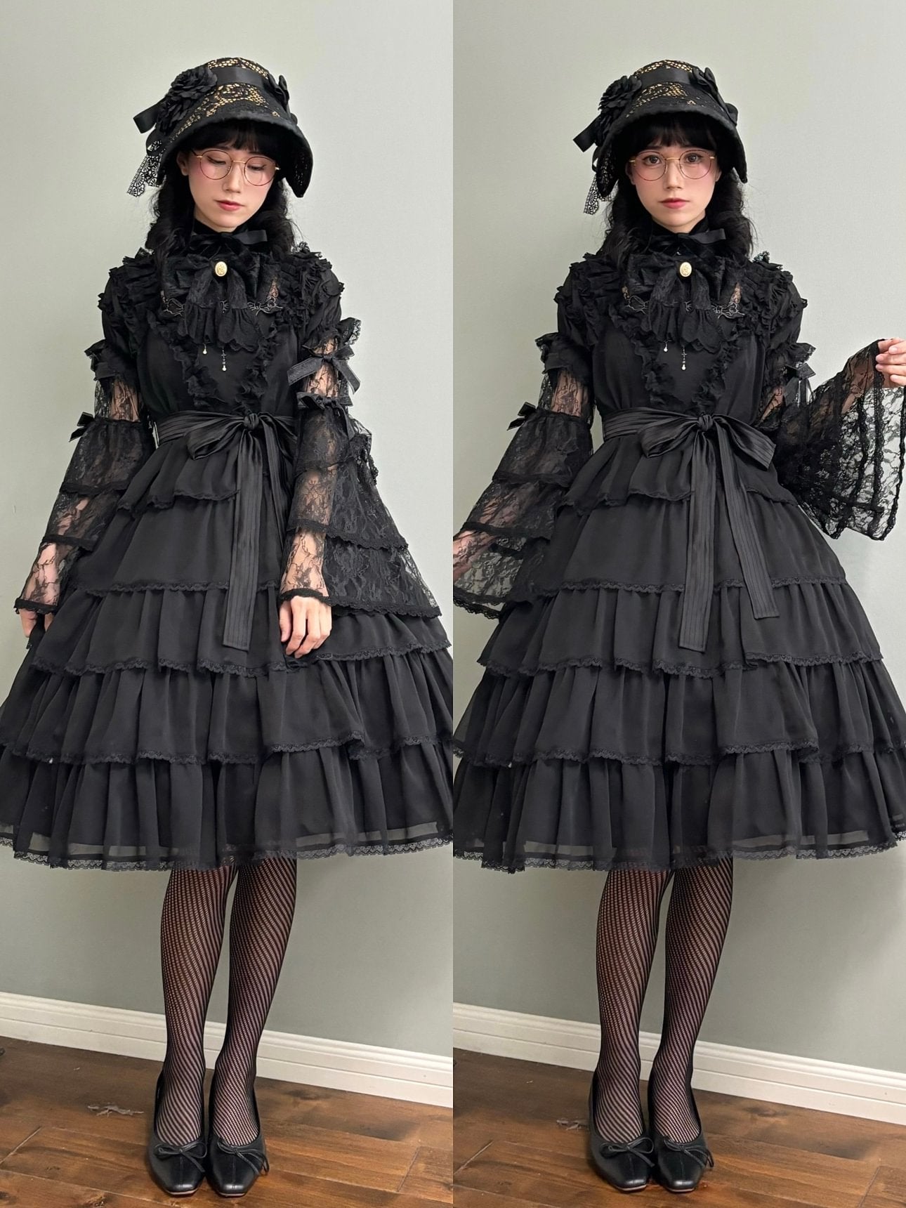 Classic Vintage Gorgeous Antique Sleeve Blouse Shirt