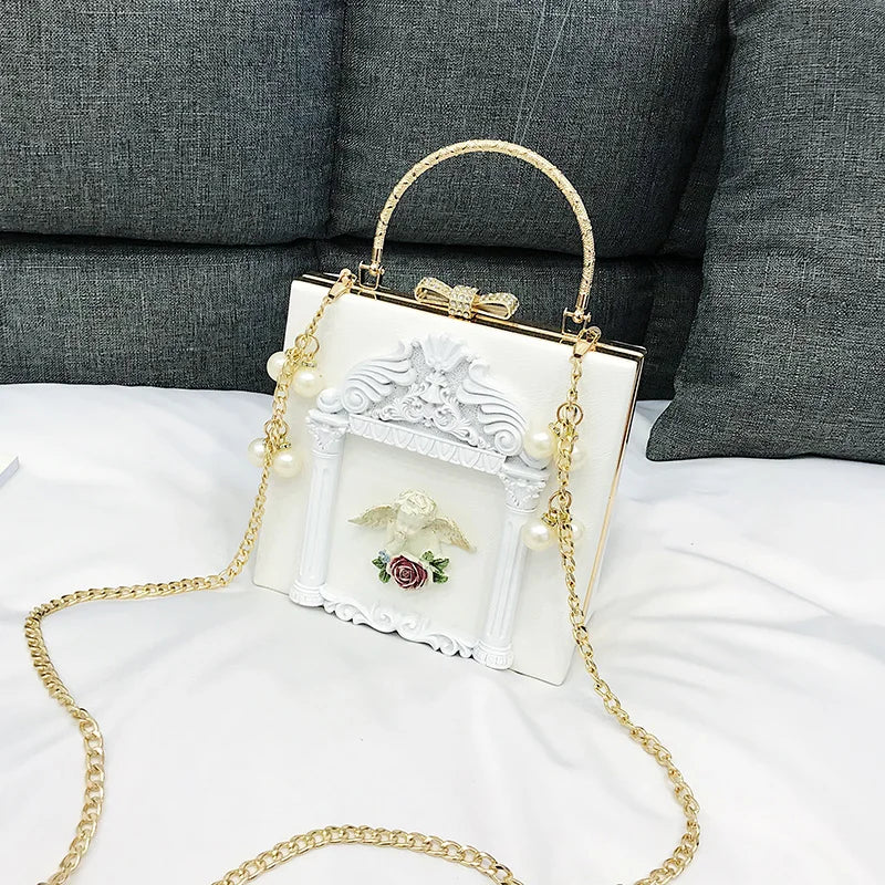 Dark Girl Baroque Style Retro Bag Female Lolita Handbag Shoulder Messenger Bag