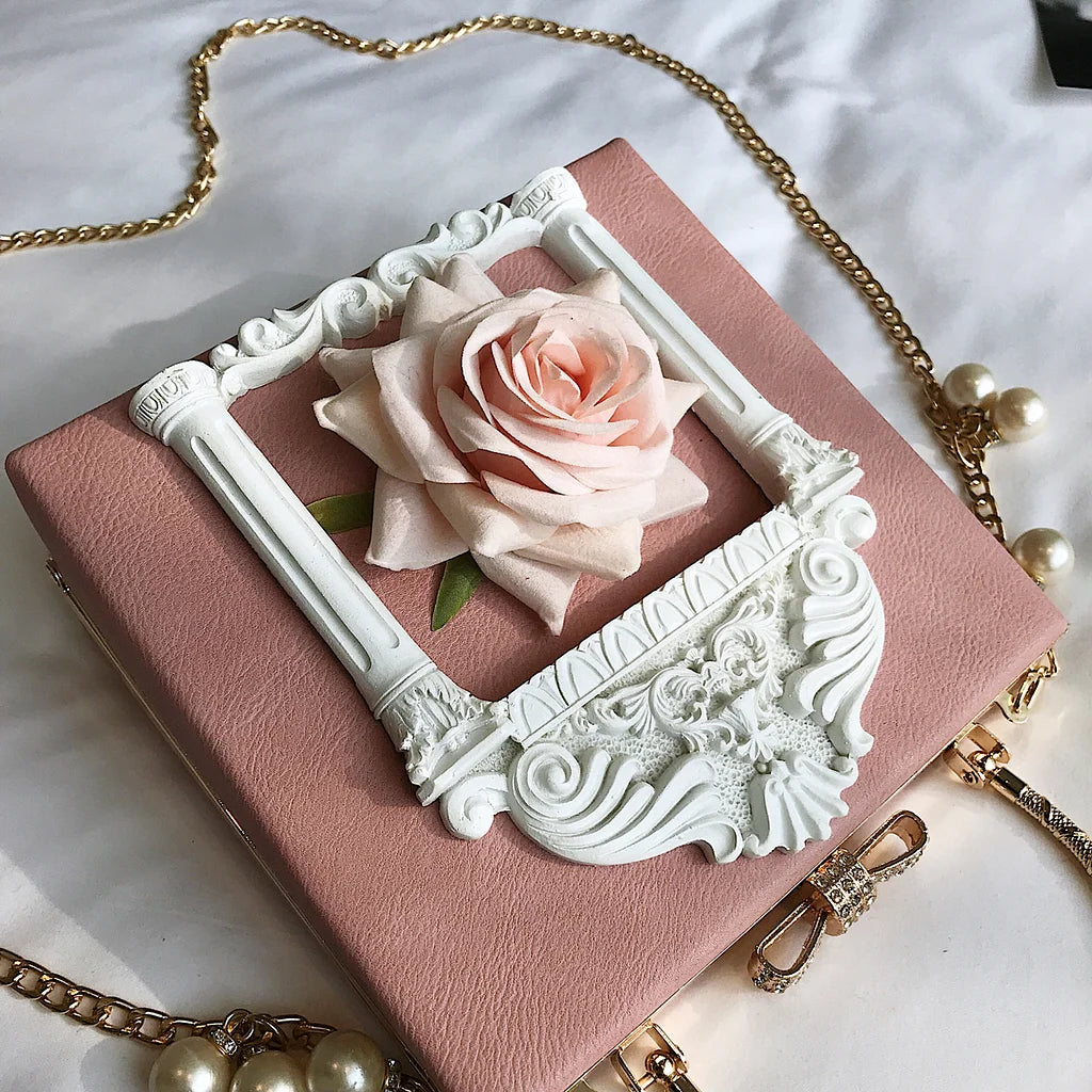 Dark Girl Baroque Style Retro Bag Female Lolita Handbag Shoulder Messenger Bag