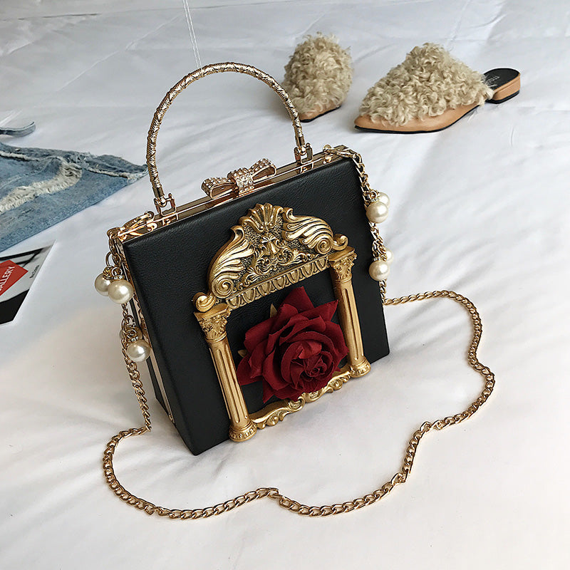 Dark Girl Baroque Style Retro Bag Female Lolita Handbag Shoulder Messenger Bag