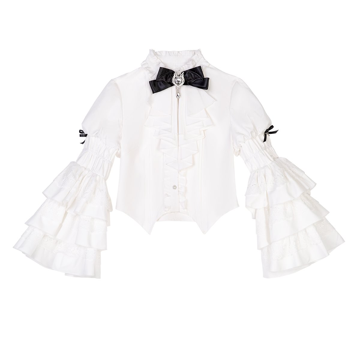 Goth Lolita Dress Girl Magic Dark Black White Wind Daily Dress OP Long Sleeve Strap Skirt Set