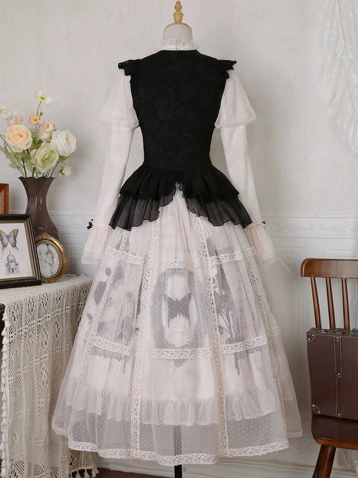 Goth Lolita Vintage Classic Lolita Dress Elegant Daily Victorian Long Dress JSK