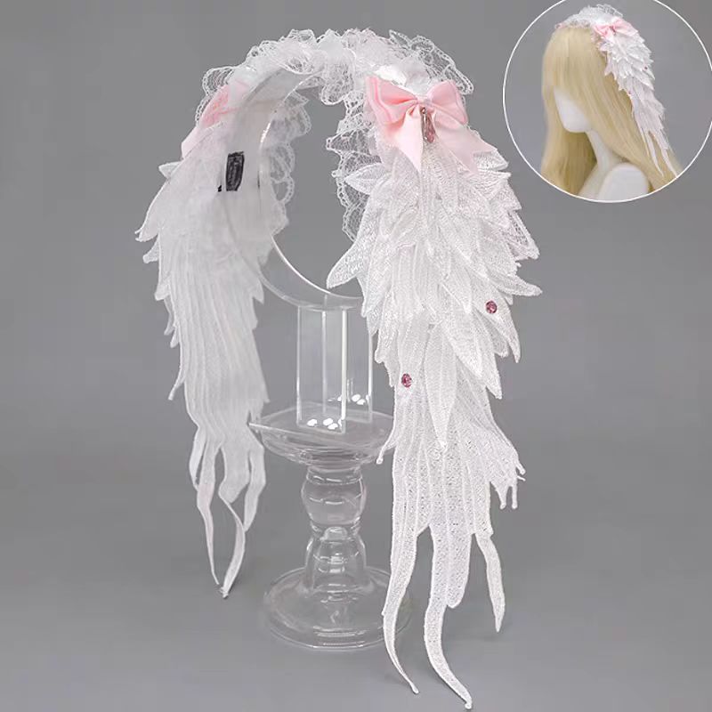 This gothic dark angel wing headband is inspired by Harajuku subculture and Lolita fashion. Designed with bold wing details, it blends punk attitude with a mysterious gothic charm. The unique shape adds dramatic flair, while the dark tones highlight elegance and rebellion. Perfect for cosplay, parties, or alternative fashion styling, it makes a striking accessory for creative self-expression.