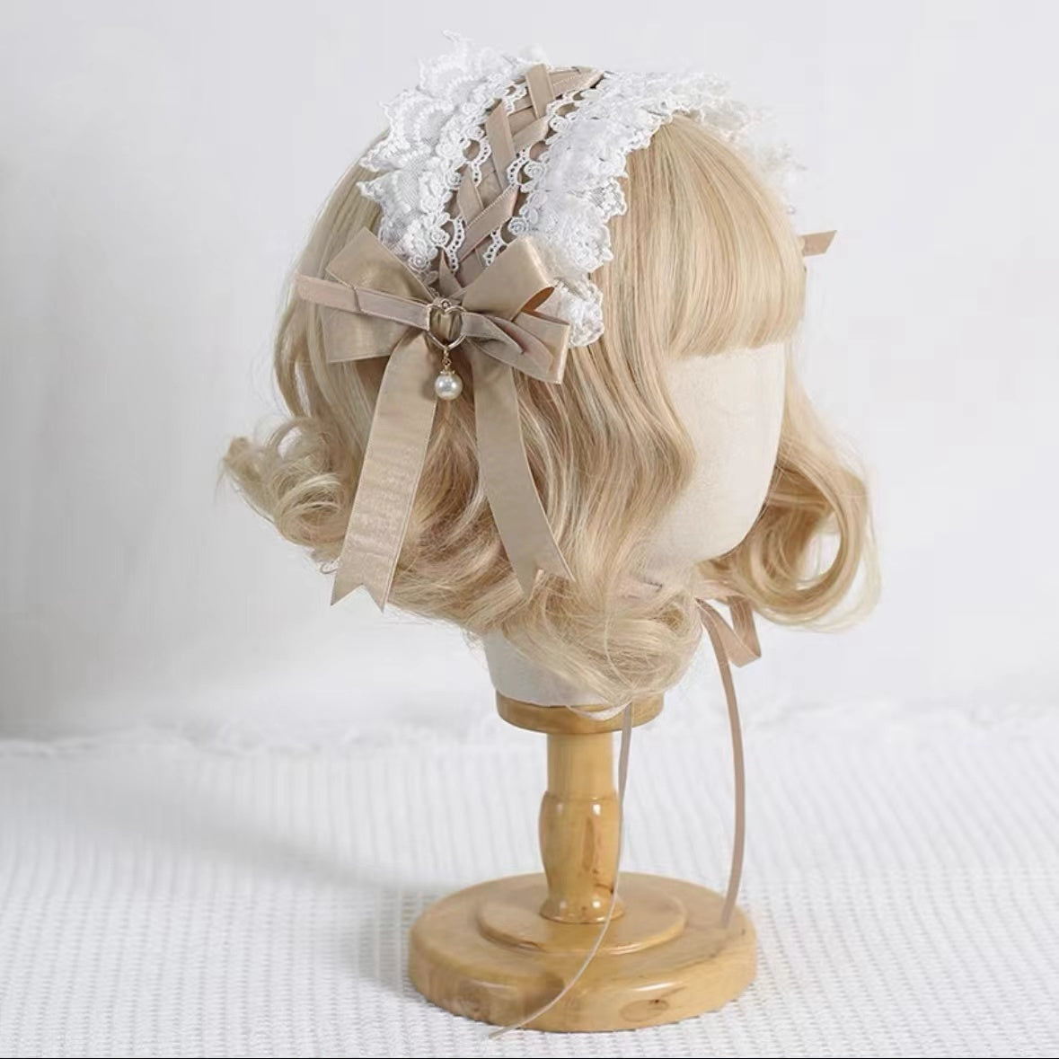 Hair Accessories Sweet Cat Ears Hairband Bow Ruffle Hairpins Headwear