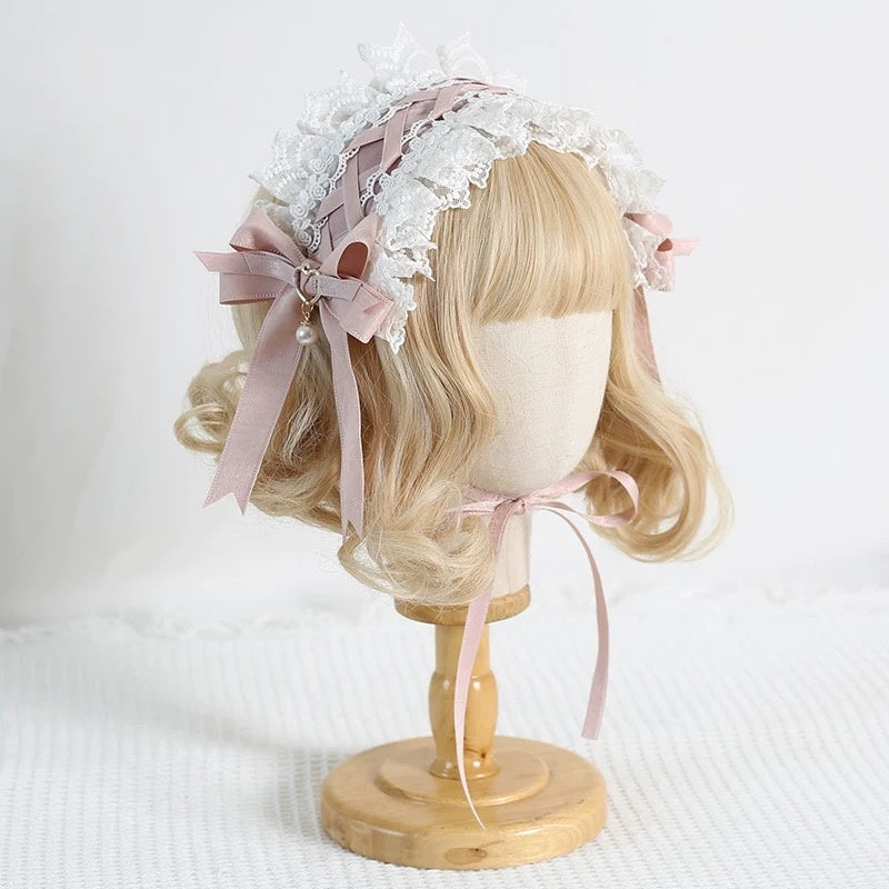 Hair Accessories Sweet Cat Ears Hairband Bow Ruffle Hairpins Headwear