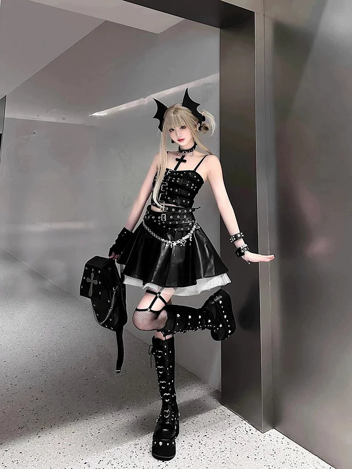 Halloween Bat Wings Hair Clips Subcultural Gothic Accessories Black Hairpins