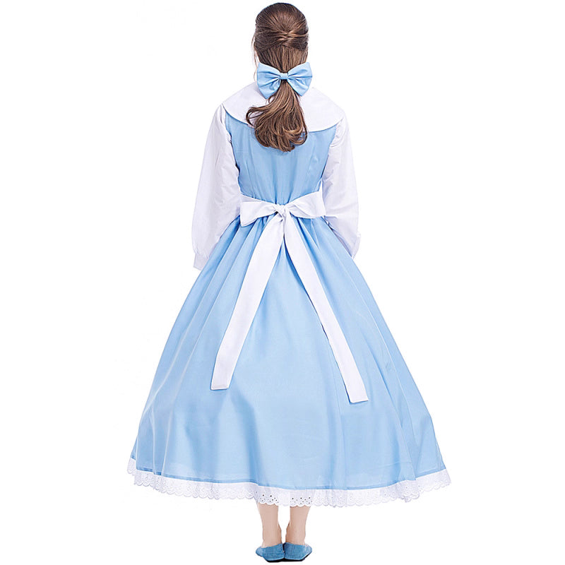 Maid Outfit Princess Maid Oktoberfest Costumes Cosplay Dress for Women White Blue  Mermaid Anime Outfit