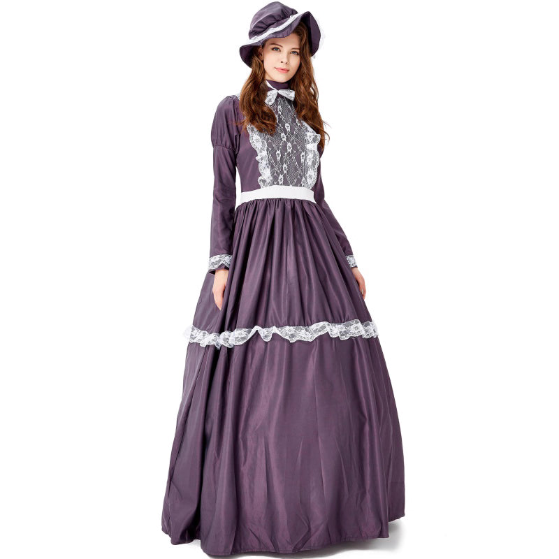 Maid Outfit Halloween Maid Costume for Women Sexy Long Dress Beer Festival Cosplay Outfit
