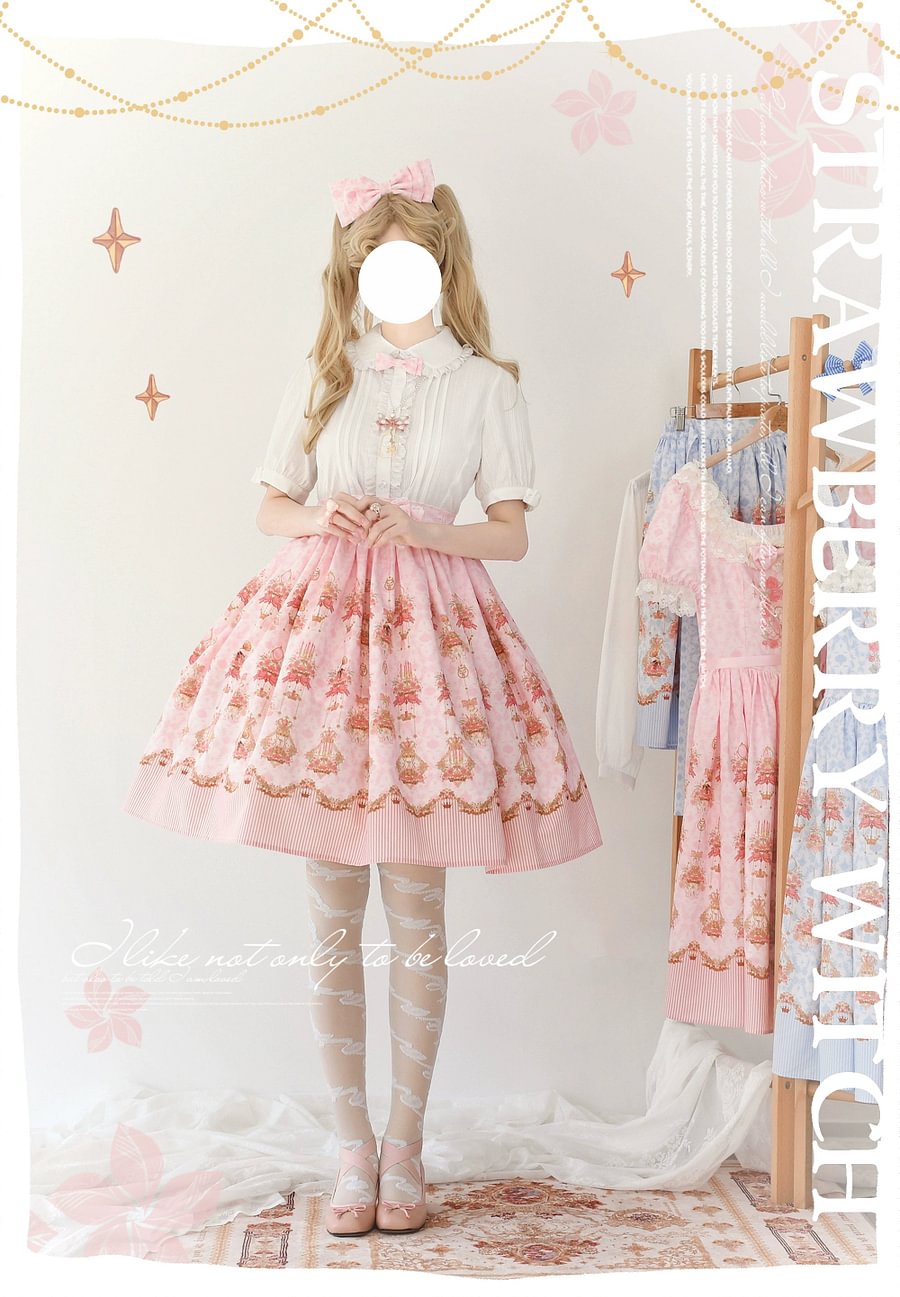 Pink Sweetheart Print JSK SK OP Dress Lolita