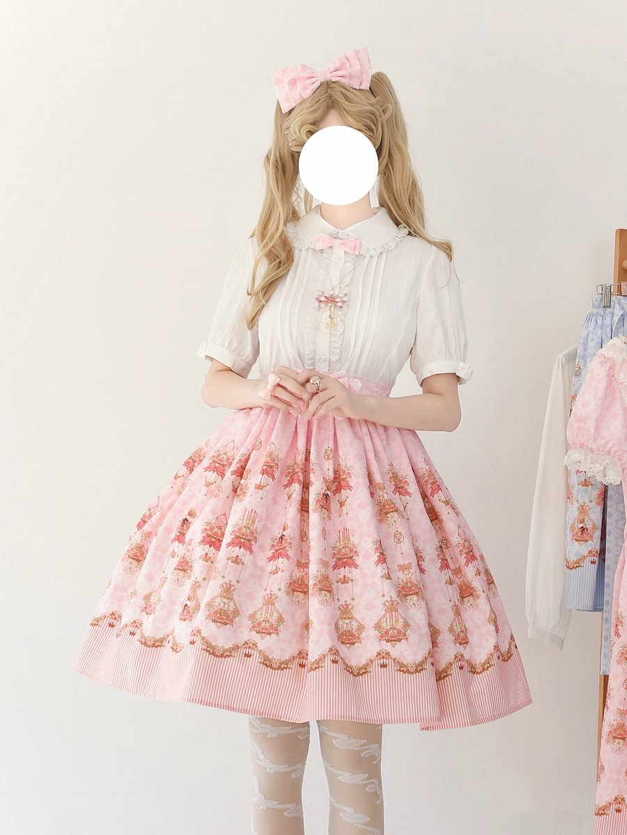 Pink Sweetheart Print JSK SK OP Dress Lolita