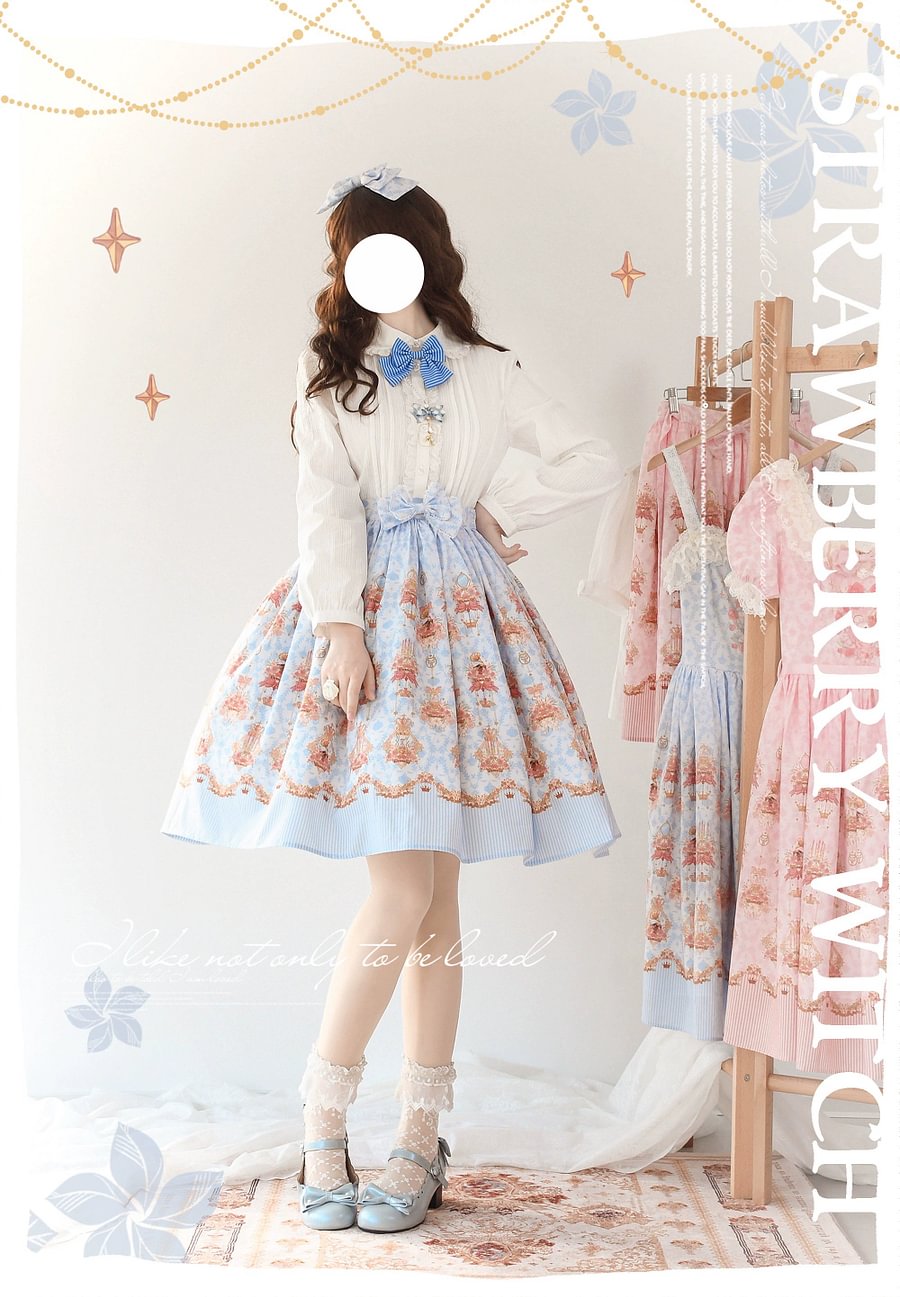 Pink Sweetheart Print JSK SK OP Dress Lolita