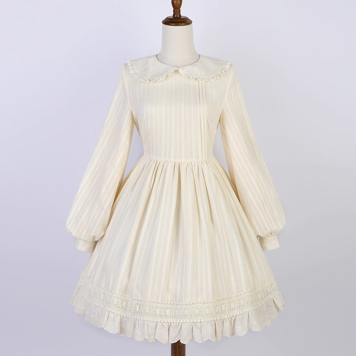 This Yellow Sweet Lolita Dress Set combines warmth, comfort, and playful charm. Featuring vibrant sunflower embroidery, it brings a cheerful, pastoral touch to the classic Lolita silhouette. The long-sleeve coat adds layering and coziness, perfectly complementing the JSK dress beneath. Ideal for tea parties, seasonal outings, or casual gatherings, this set captures a bright and youthful Lolita aesthetic, blending sweet elegance with a touch of countryside charm.