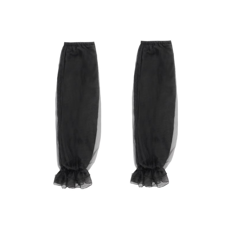 Three-color Inner Shirt with Removable Sleeves Blouse Shirt