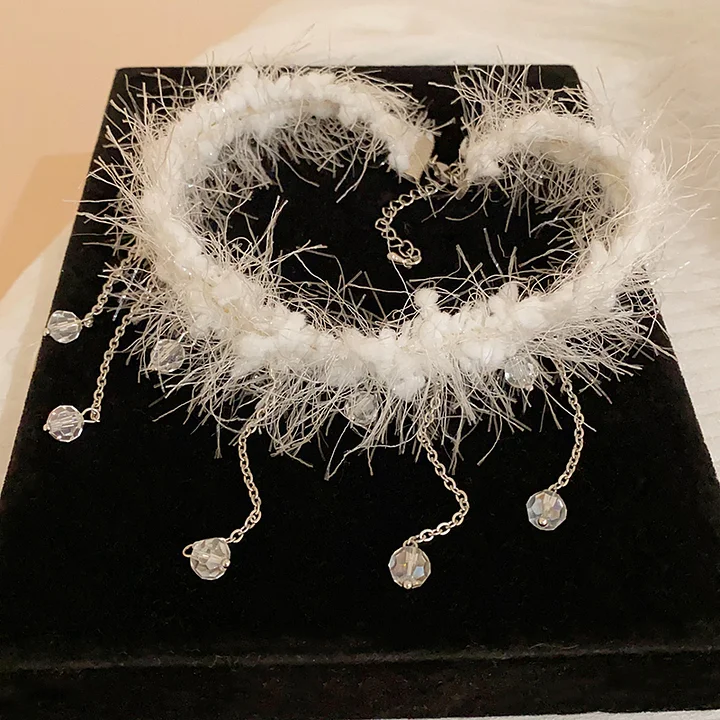 Lolita Necklace Winter Plus Choker Collar Lolita Accessories