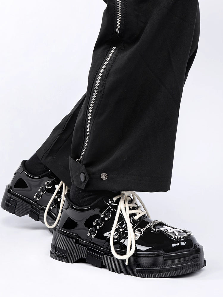 Lolita Shoes Black Vintage Thick Soled Summer Casual Japanese Style Chunky Sneakers Women