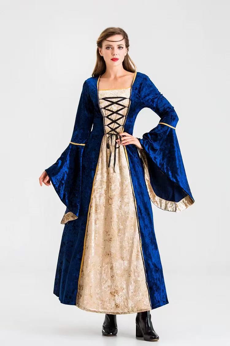 Design Concept
This Classic Lolita queen-style long gown features a luxurious plush four-way velvet fabric, creating a soft and elegant drape. The design is classic yet refined, with a fitted bodice and flowing skirt suitable for a queenly look. Available in five timeless colors, this dress is perfect for Halloween, themed parties, stage performances, and festive events. Its distinctive design differentiates it from similar products, offering a sophisticated take on cosplay with high-quality material and a