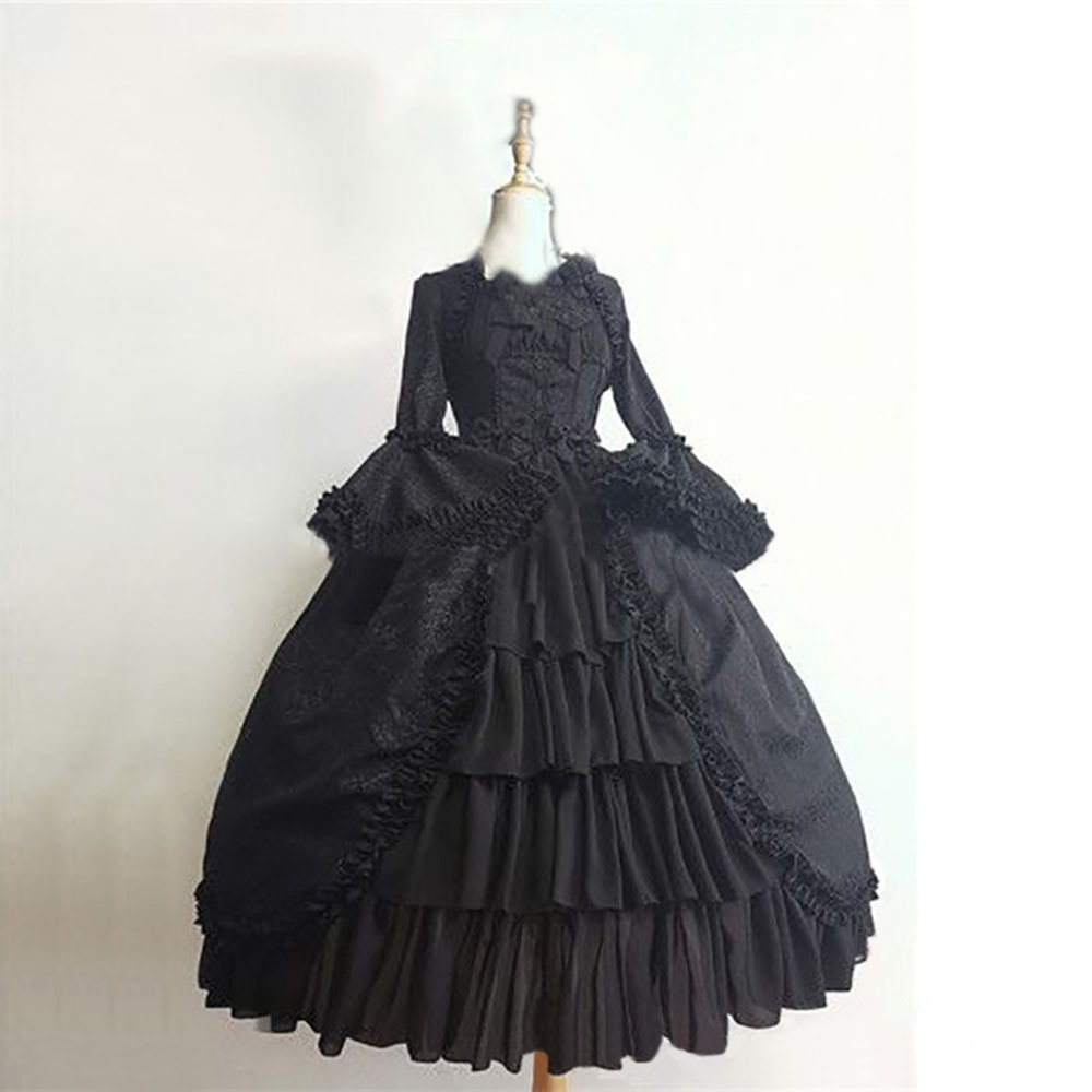Classic Lolita Vintage Victorian Lolita European Medieval Retro Court Short Dress Women's Dress