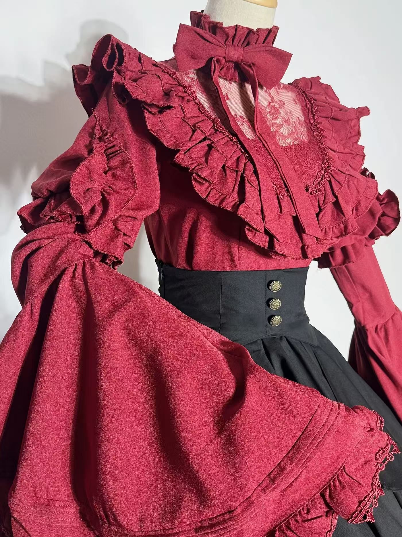 Goth Lolita Academy Skirt Black Butterfly Magic Gothic Halloween Cosplay Lolita Dress