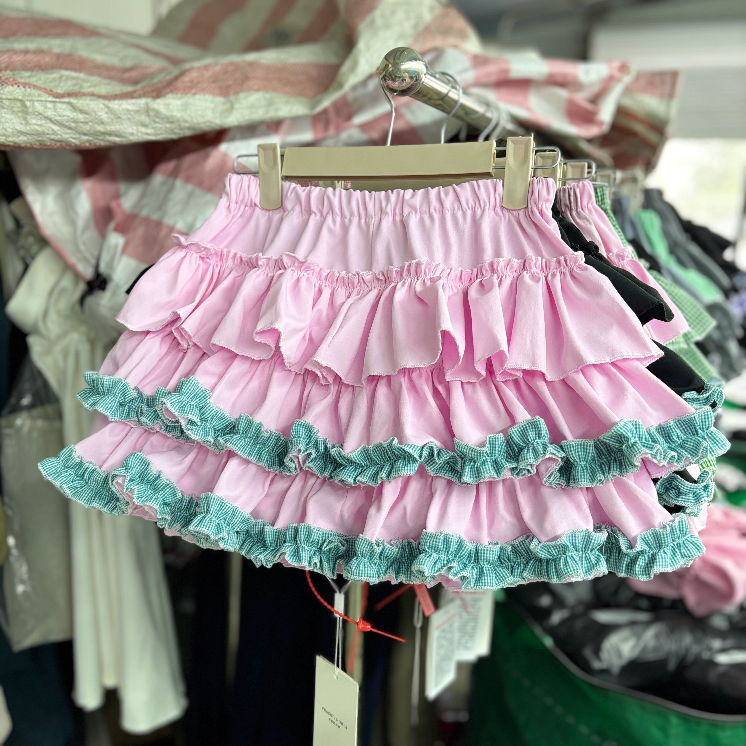 Lolita Petticoat Multicolor Punk Y2K Layered Puffy Pumpkin Skirt for Daily