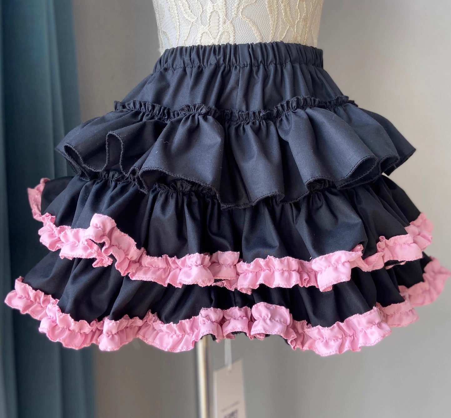 Lolita Petticoat Multicolor Punk Y2K Layered Puffy Pumpkin Skirt for Daily