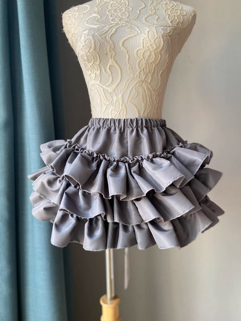 Lolita Petticoat - Punk Y2K Layered Crinoline Bloomers in Multi-Color for Edgy Sweet Style