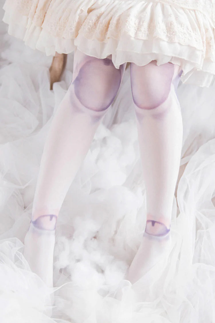 Design Concept:
These charming Lolita tights combine playful details with comfortable everyday wear. Crafted in crisp white, they feature a printed doll ball patch design that adds a whimsical and cute touch to any outfit. The stretchy, form-fitting material ensures a snug and comfortable fit while maintaining elegance and style. Perfect for pairing with Lolita skirts, dresses, or cosplay outfits, these tights bring a sweet, decorative accent to complete your look.