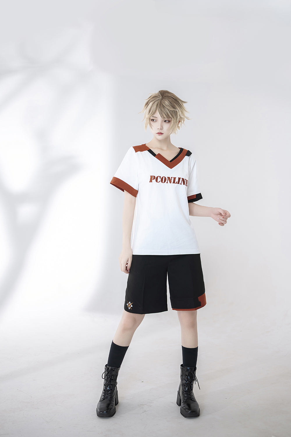 Ouji Fashion Summer Princess Chronicles Color Block Trim Shirt Shorts Set