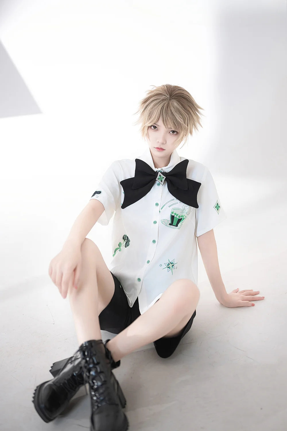 Ouji Fashion Summer Princess Chronicles Graphic Shirt Shorts Set