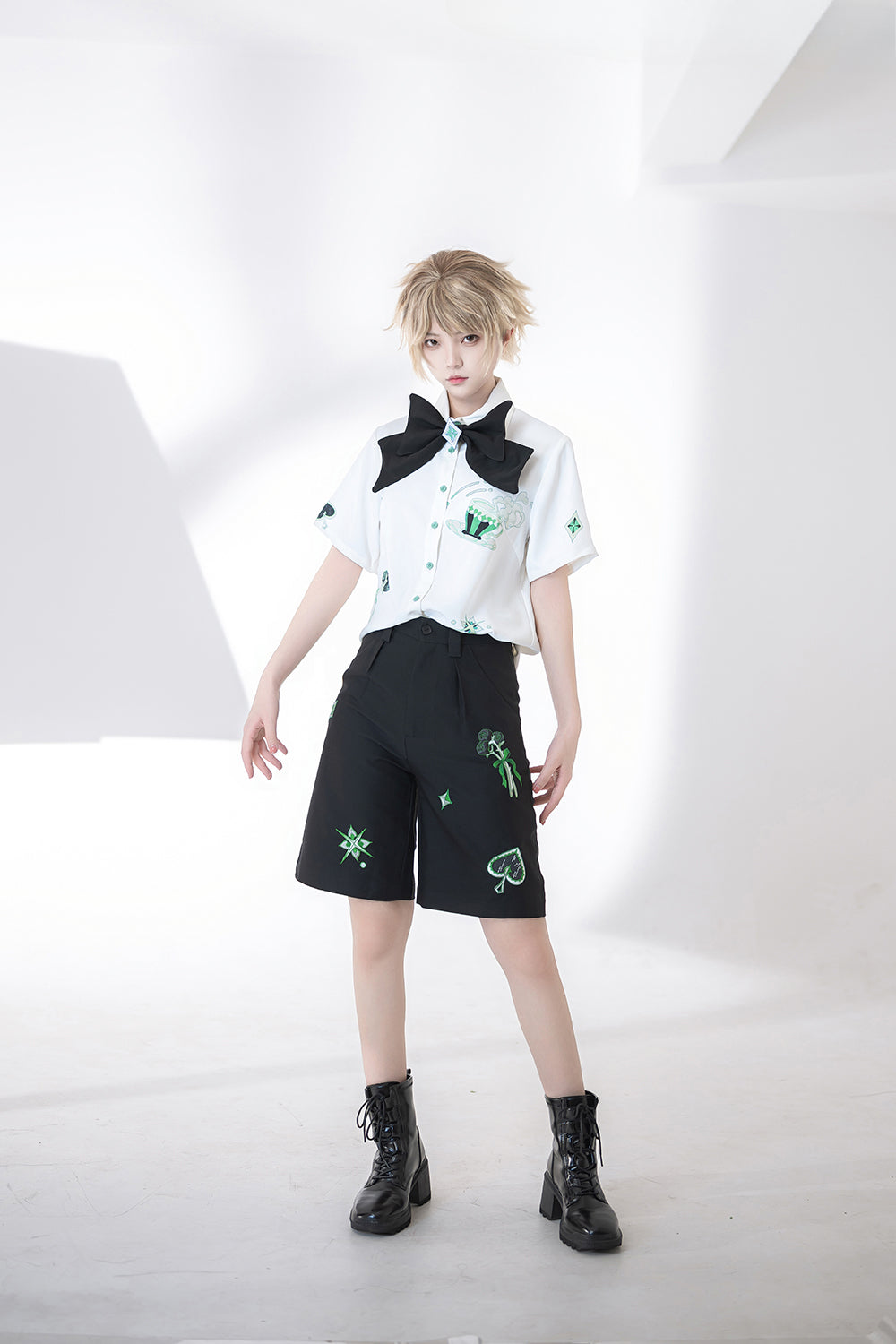 Ouji Fashion Summer Princess Chronicles Graphic Shirt Shorts Set