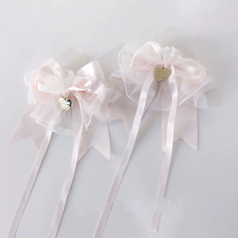 Lolita Accessories Headwear Sweet Hair Clips Ribbon Bow Lace Hair Accessories
