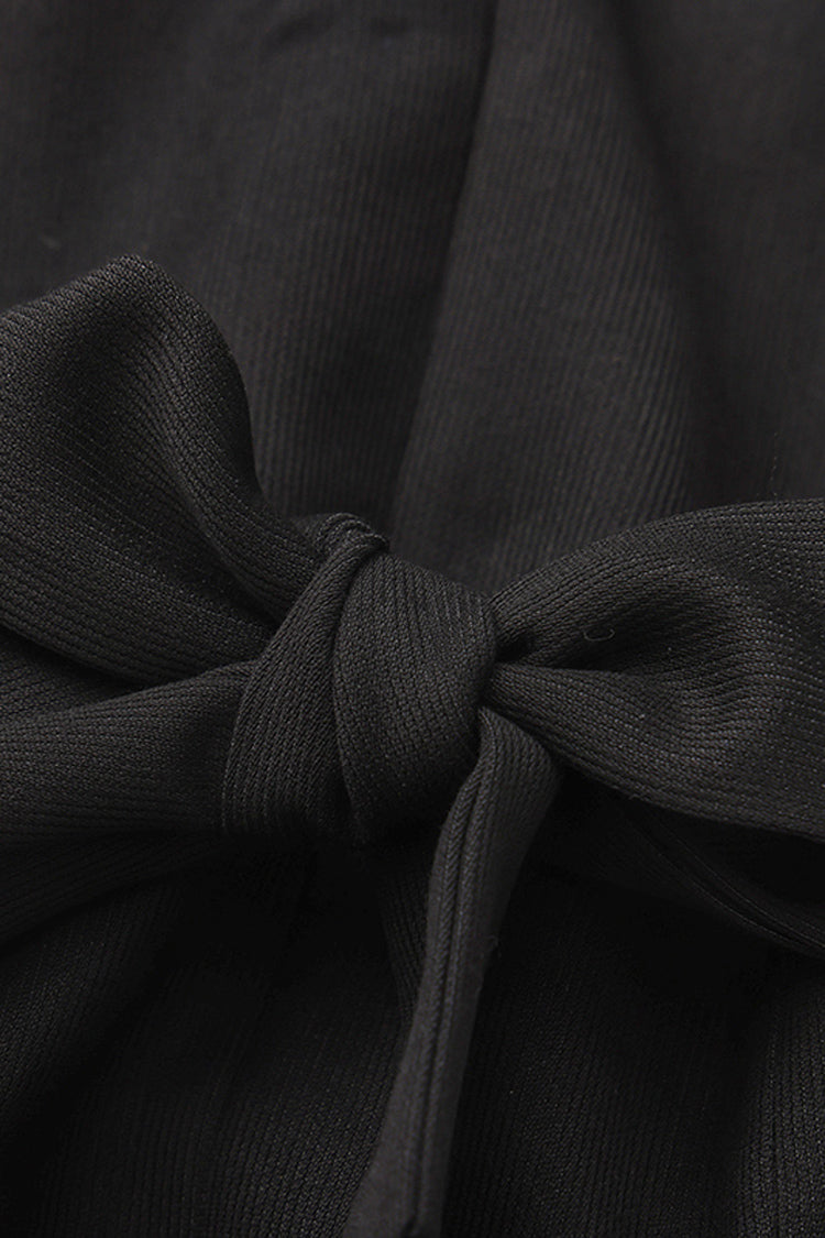 Black Immortal Silent Agent Sleeveless Ruffle Ouji Fashion Vintage Elegant Prince Lolita Long Coat