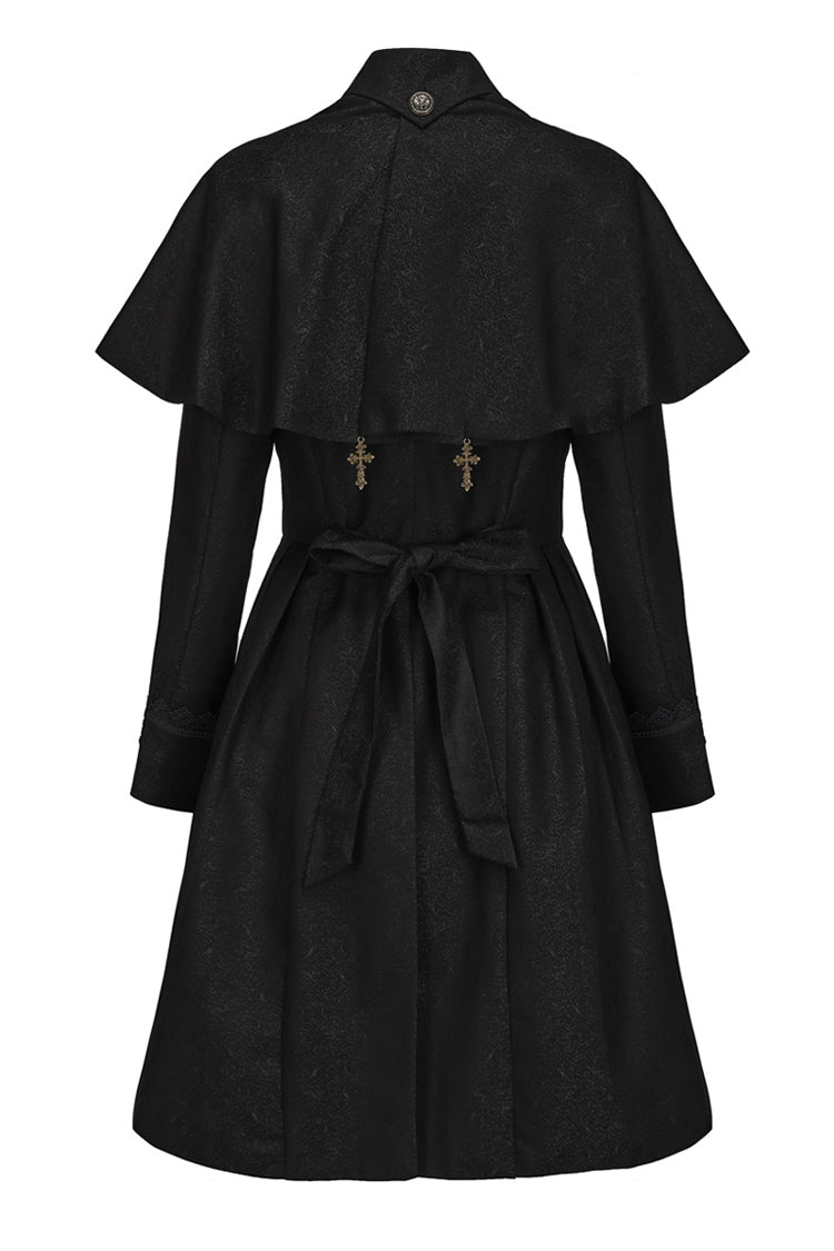Black The Eternal Sea of Hope Long Sleeves Ouji Fashion Vintage Elegant Prince Lolita Long Coat