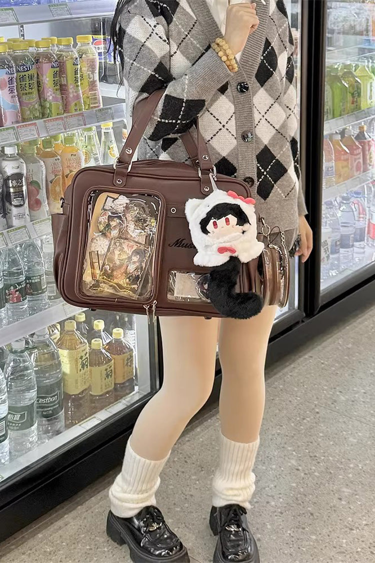 Classic Large Capacity Embroidered Crossbody Lolita Itabag 3 Colors