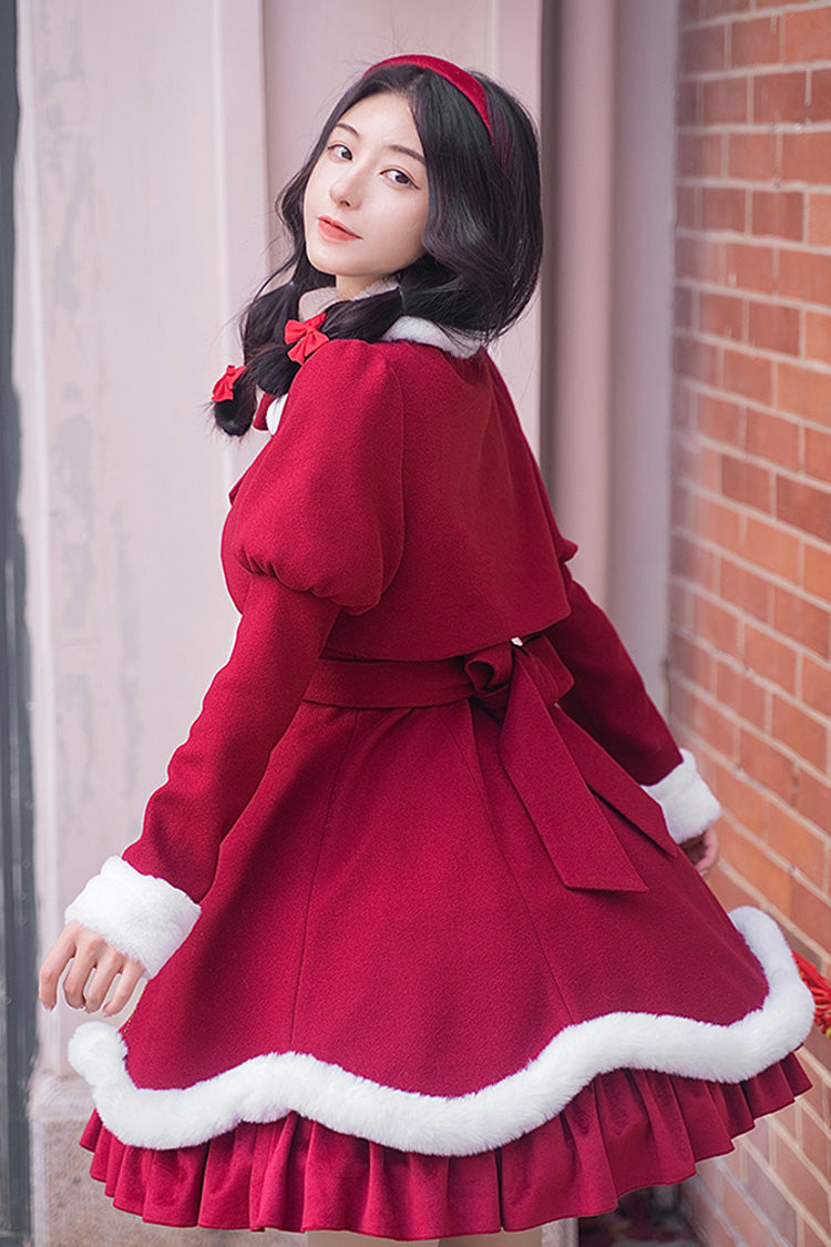 Red Bowknot Lantern Festival And New Year Sweet Lolita JSK Dress